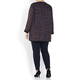 GAIA tweed long JACKET with lurex thread