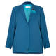GAIA SINGLE BREASTED BLAZER TEAL