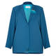 GAIA SINGLE BREASTED BLAZER TEAL