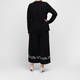 Gaia Life Knitted Tunic Leaf Intarsia Black