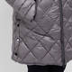 Gaia Life Quilted Puffa Coat Grey 