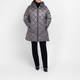 Gaia Life Quilted Puffa Coat Grey 