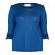 GAIA LUREX NAVY STRIPE SWEATER 