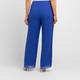 Gaia Pull-On Trouser Satin Trim Cobalt 