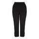GAIA BLACK FRONT FASTEN ANKLE GRAZER WITH TURN-UP