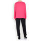 GAIA CHIFFON V-NECK TUNIC FUCHSIA 