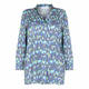 GAIA GEOMETRIC PRINT TUNIC TEAL 