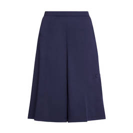 GAIA COTTON CARGO CULOTTES NAVY - Plus Size Collection