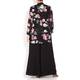 GEORGEDÉ black rose print chiffon TWINSET