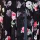 GEORGEDÉ black rose print chiffon TWINSET