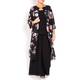 GEORGEDÉ black floral print Duster