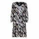 GEORGEDÉ ABSTRACT ANIMAL PRINT JERSEY DRESS