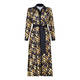 GEORGEDÉ BASKET WEAVE PRINT JERSEY SHIRT DRESS