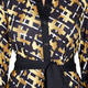 GEORGEDÉ BASKET WEAVE PRINT JERSEY SHIRT DRESS