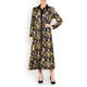 GEORGEDÉ BASKET WEAVE PRINT JERSEY SHIRT DRESS