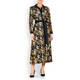 GEORGEDÉ BASKET WEAVE PRINT JERSEY SHIRT DRESS