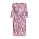 GEORGEDÉ SOFT BRUSH STROKE JERSEY DRESS LILAC