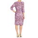 GEORGEDÉ SOFT BRUSH STROKE JERSEY DRESS LILAC