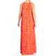 GEORGEDÉ GEORGETTE MAXI DRESS ORANGE 