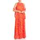 GEORGEDÉ GEORGETTE MAXI DRESS ORANGE 