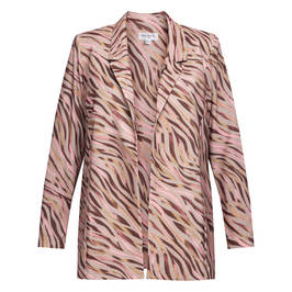 GEORGEDÉ PRINTED JACKET NUDE - Plus Size Collection