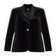 GEORGEDÉ VELVET JACKET BLACK