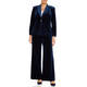 GEORGEDÉ PULL-ON VELVET TROUSER MARINE BLUE