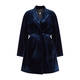 GEORGEDÉ LONG VELVET JACKET MARINE BLUE