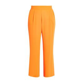 Georgedé Georgette Trousers Orange - Plus Size Collection