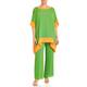 Georgedé Georgette Tunic and Vest Green