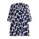 Georgedé Georgette Twinset Spot Print Navy and White