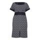 GEORGEDE BASKET WEAVE JACQUARD DRESS