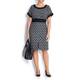 GEORGEDE BASKET WEAVE JACQUARD DRESS