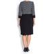 GEORGEDE MONOCHROME DRESS