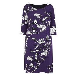 GEORGEDÉ WRAP STYLE PRINTED DRESS - Plus Size Collection