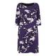GEORGEDÉ WRAP STYLE PRINTED DRESS