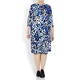 Georgedé SIDE RUCHE 3/4 SLEEVE BODYCON DRESS