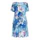 Georgedé PAISLEY PRINT CHIFFON LAYER DRESS