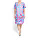 Georgedé FLORAL PRINT CHIFFON LAYER DRESS