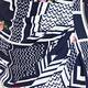 GEORGEDÉ PRINTED SIDE RUCHE DRESS