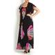 GEORGEDÉ maxi dress with shrug OUTFIT