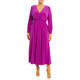 Georgedé Jersey Gown Fuchsia