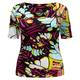 GEORGEDÉ abstract print jersey twinset