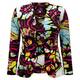 GEORGEDÉ abstract print jersey twinset