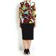 GEORGEDÉ abstract print jersey twinset