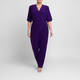 Georgedé Jersey Jumpsuit Violet