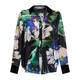 Georgedé Georgette Floral Shirt Print Green 