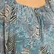 Georgedé Paisley and Zebra Tunic Blue 