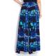 GEORGEDE BLUE TONES PRINT WIDE LEG TROUSERS