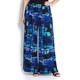 GEORGEDE BLUE TONES PRINT WIDE LEG TROUSERS